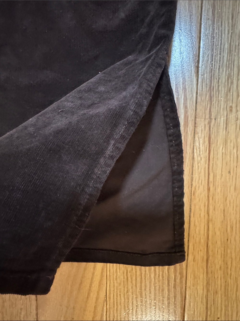 Frame Le Mini Boot Slit Brown Corduroy Jean Pant size 29 - Picture 5 of 5